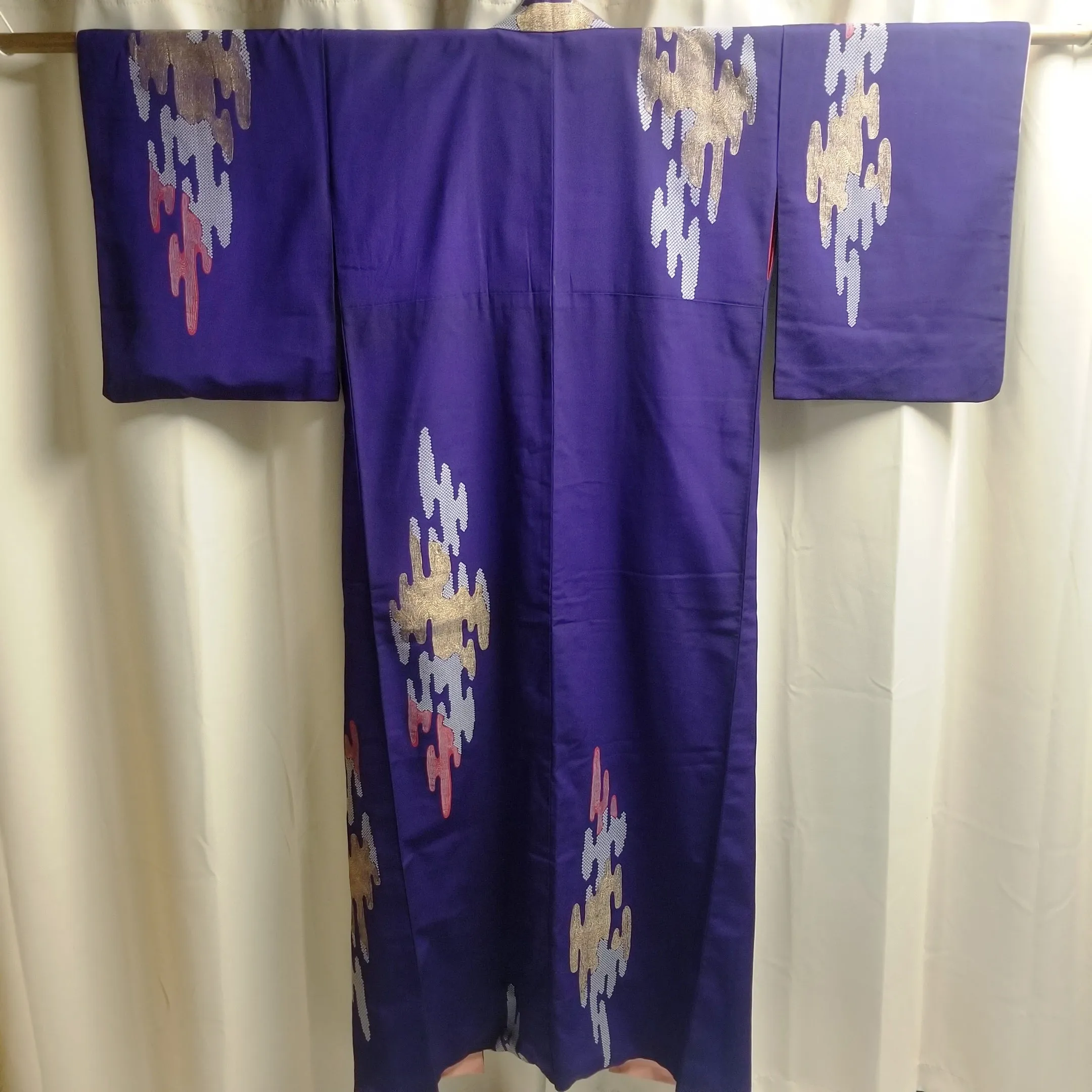 "Fancy Fog" Vintage Kimono