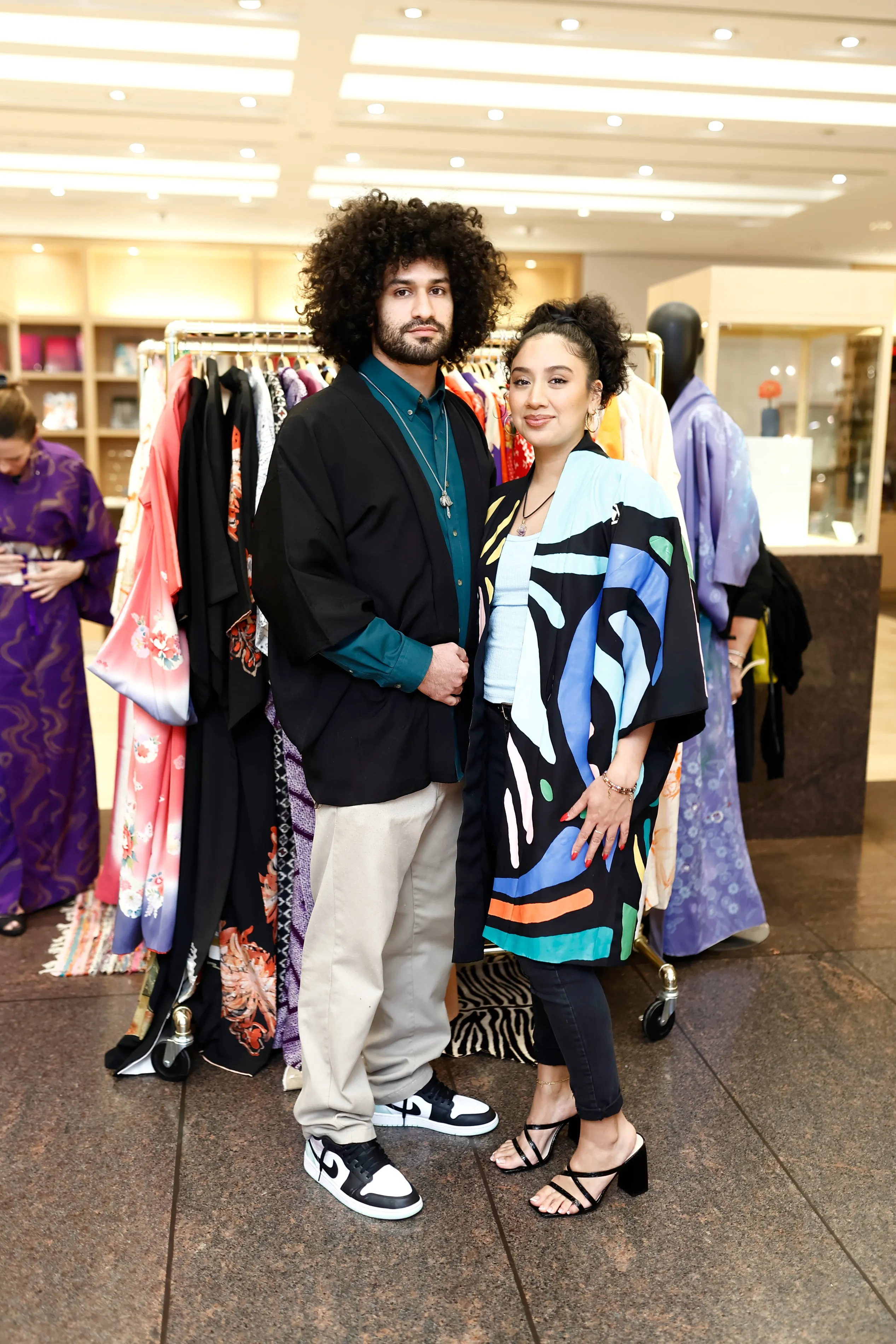 "Oodles of Whims” Kimono Zulu Reimagined Vintage Kimono Artist Collaboration x Shelbi Nicole