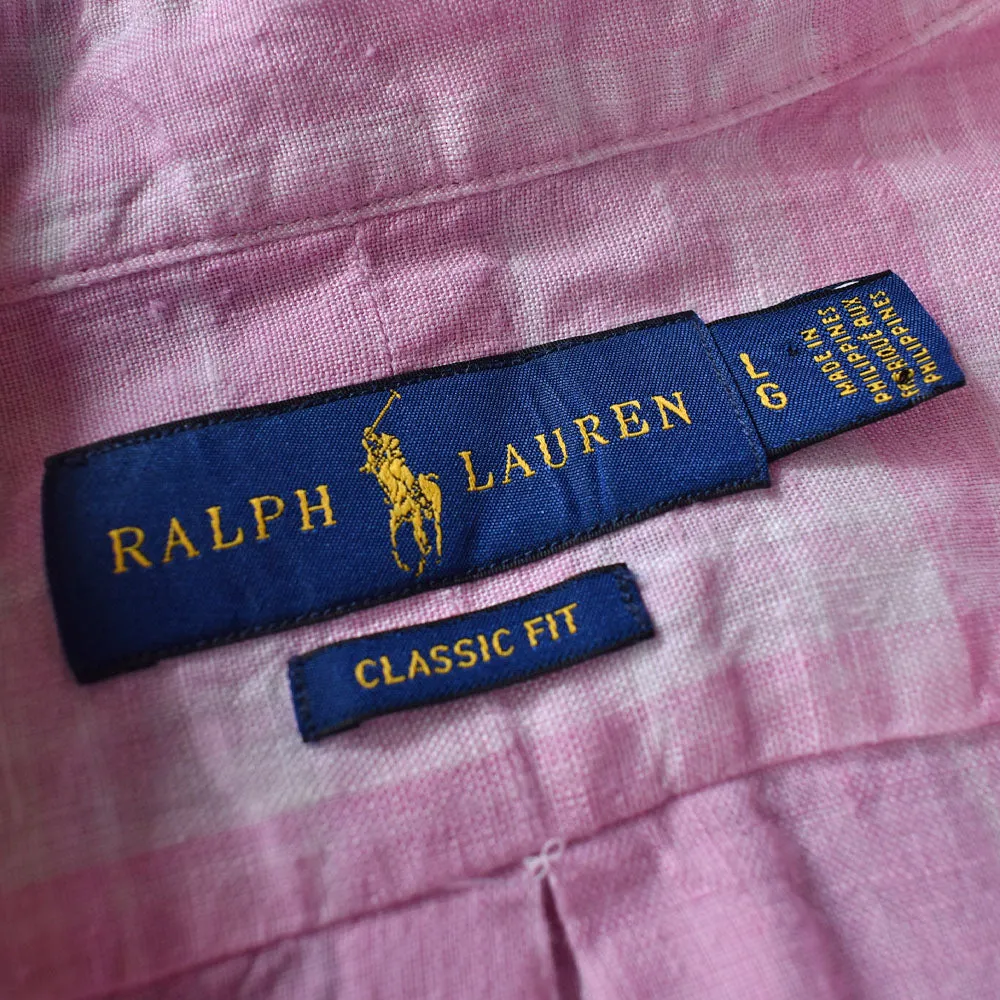 Ralph Lauren/ラルフ ローレン “CLASSIC FIT” リネン ボタンダウンシャツ　230508