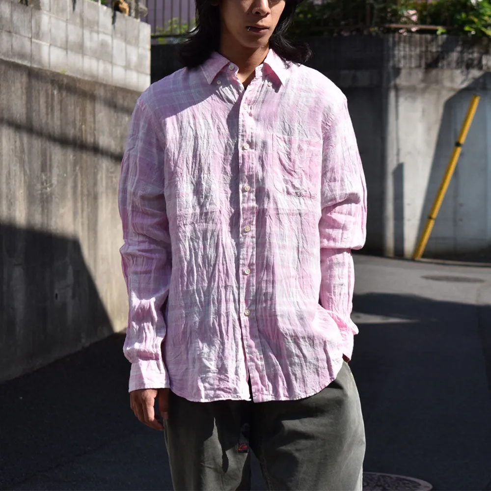 Ralph Lauren/ラルフ ローレン “CLASSIC FIT” リネン ボタンダウンシャツ　230508