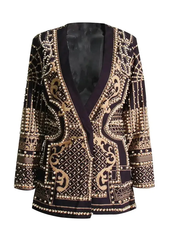 Romana Embroidered Blazer