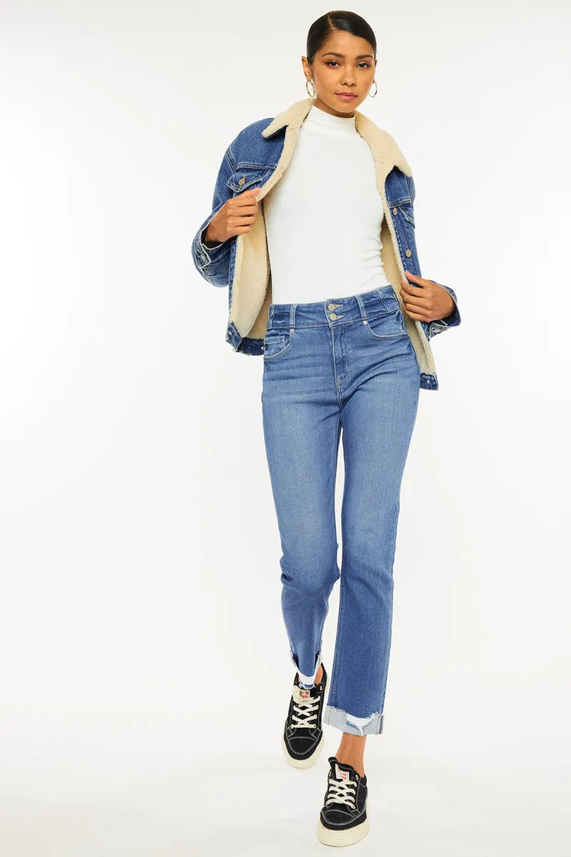 Rosalia  Cropped Sherpa Jacket