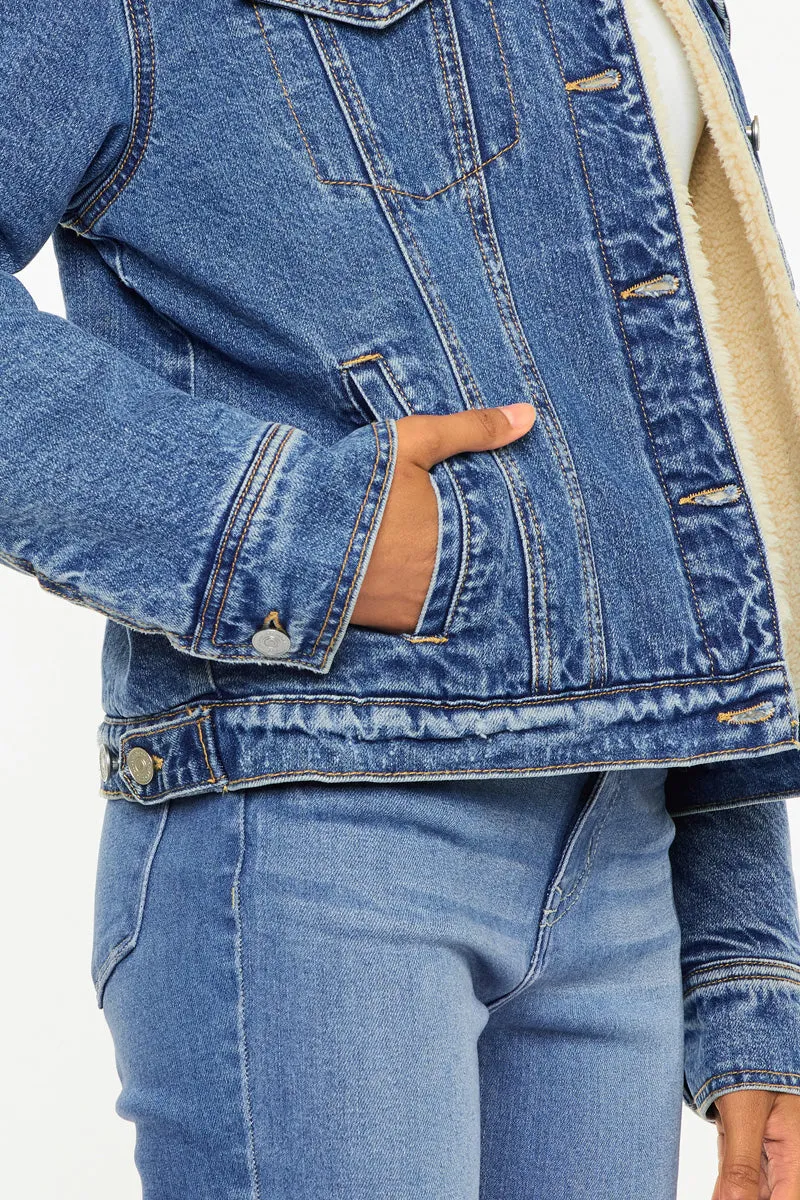 Rosalia  Cropped Sherpa Jacket