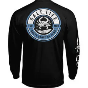 Salt Life Mens Blue Crab Proud LST