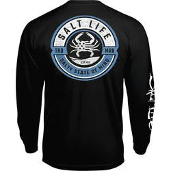 Salt Life Mens Blue Crab Proud LST