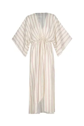 San Cipriano Linen Tunic / Lila Stripes