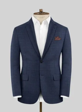 Scabal Bold Blue Wool Jacket