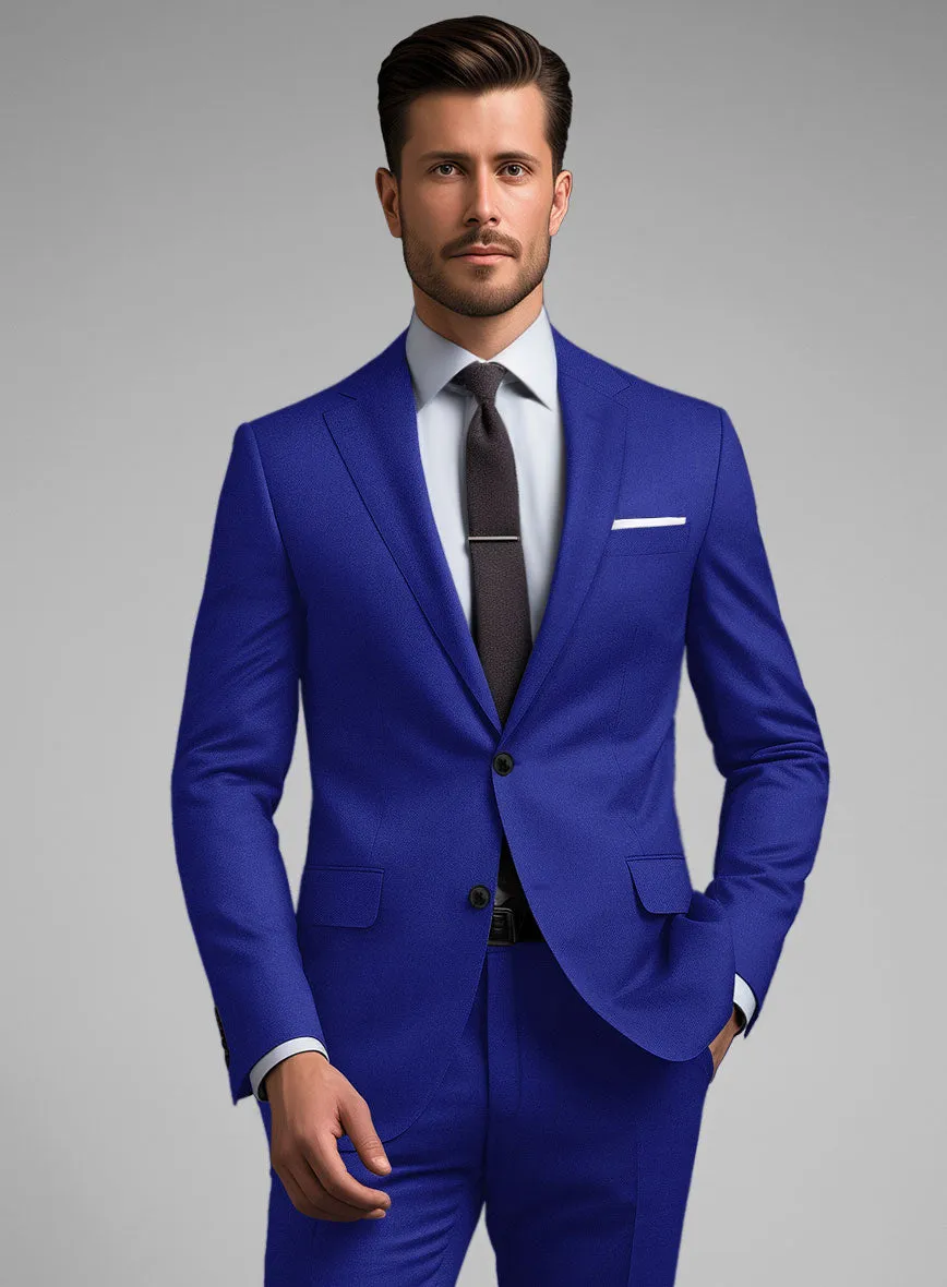 Scabal Cobalt Blue Wool Jacket