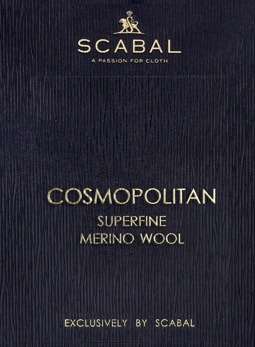 Scabal Cosmopolitan Gray Wool Jacket