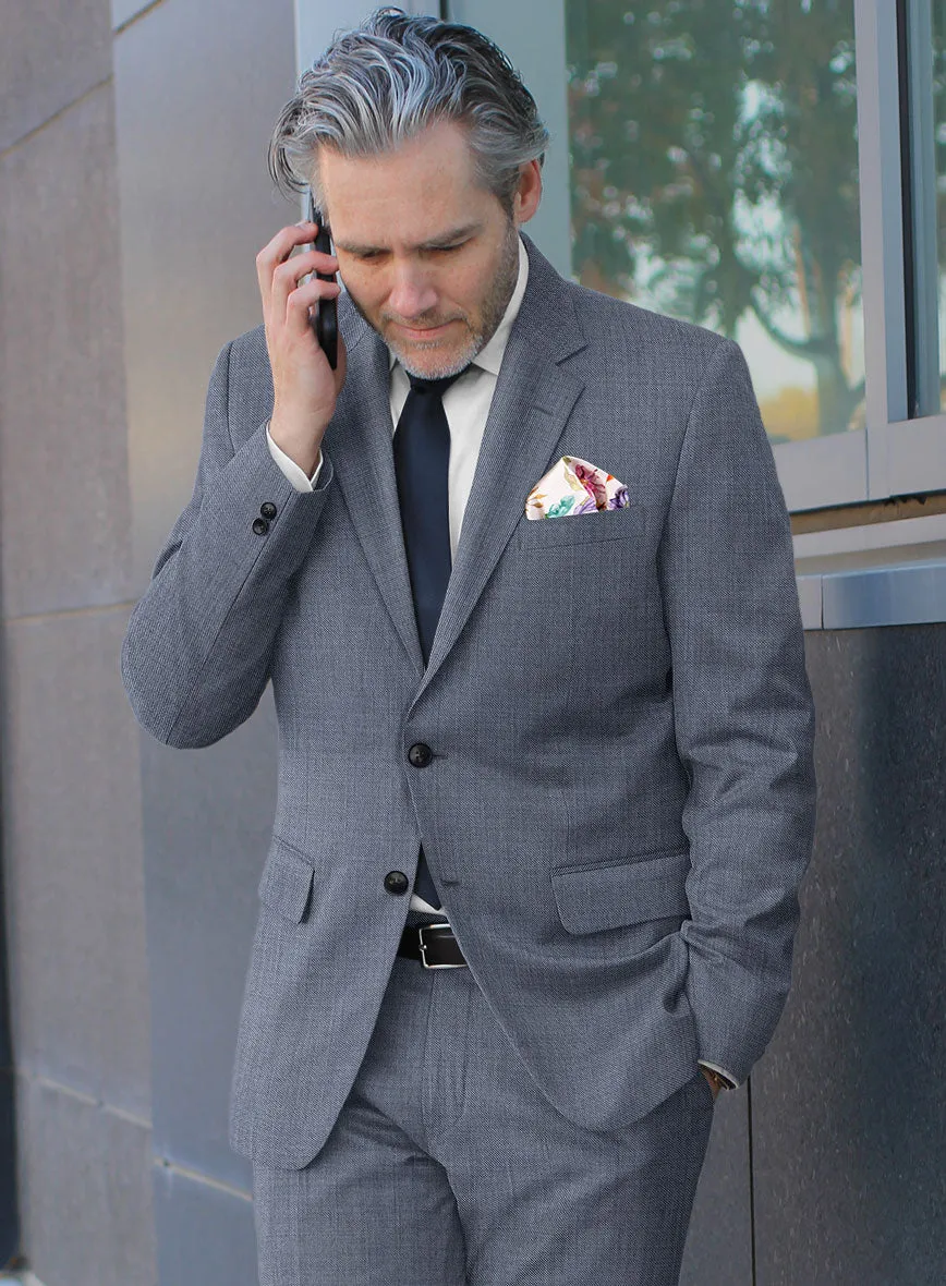 Scabal Eandi Twill Blue Wool Jacket