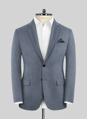 Scabal Eandi Twill Blue Wool Jacket