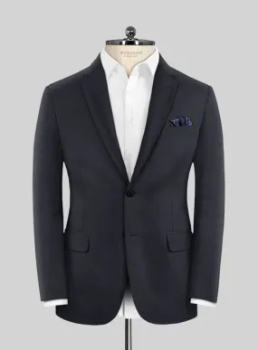 Scabal Heco Honeycomb Blue Wool Jacket