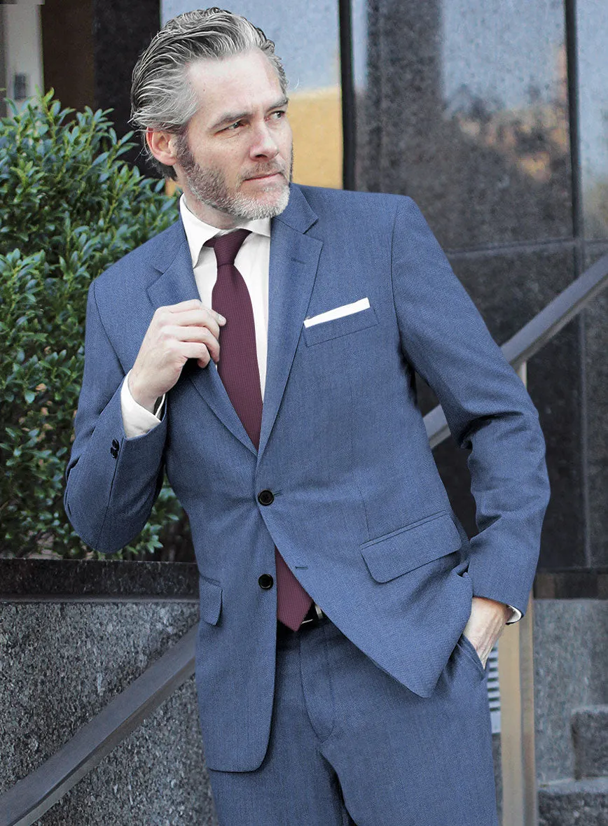 Scabal Imilli Herringbone Blue Wool Jacket