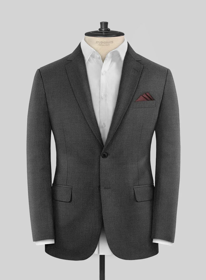 Scabal Liche Charcoal Wool Jacket
