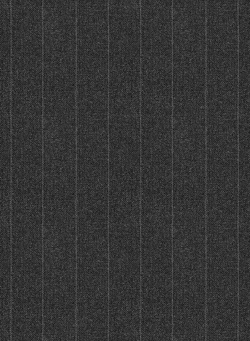 Scabal Litni Stripe Gray Wool Jacket