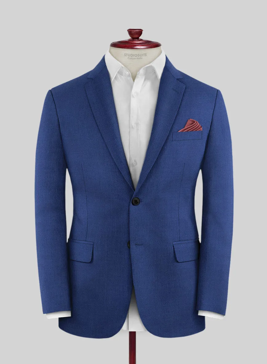 Scabal Londoner Cobalt Blue Wool Jacket
