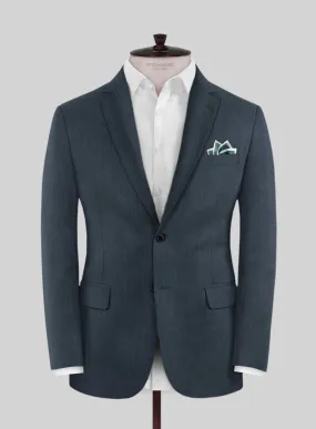 Scabal Londoner Dark Teal Wool Jacket