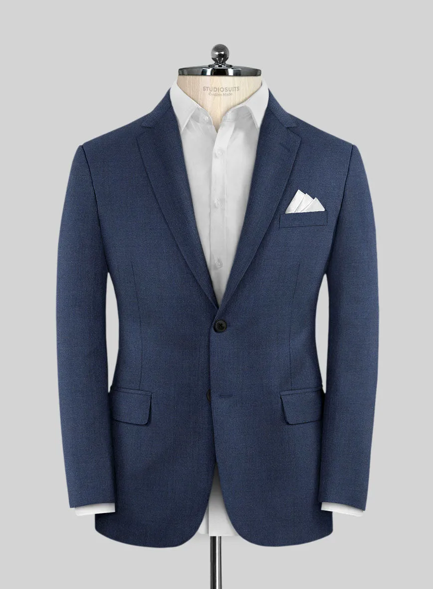 Scabal Londoner Indigo Blue Wool Jacket