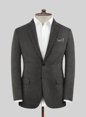 Scabal Londoner Twill Charcoal Wool Jacket