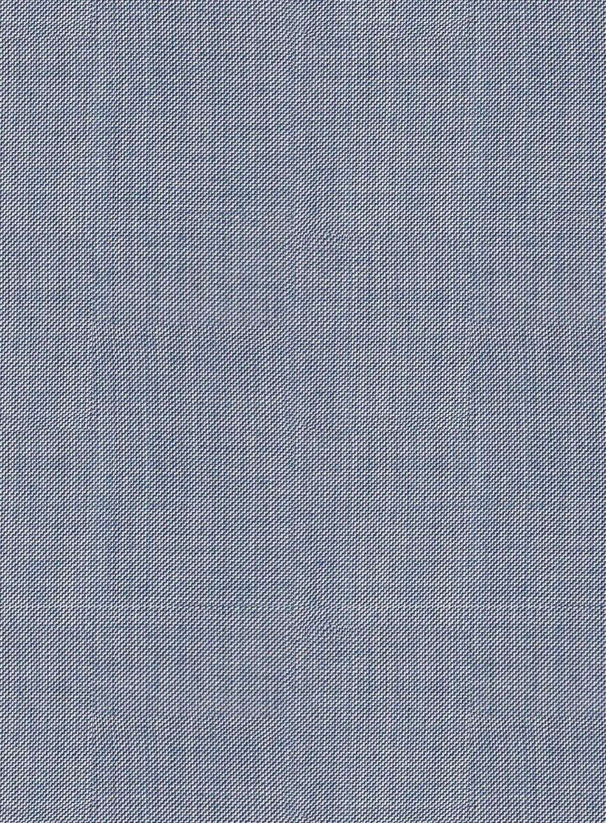 Scabal Londoner Twill Light Blue Wool Jacket