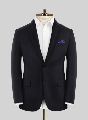 Scabal Pegico Stripe Blue Wool Jacket