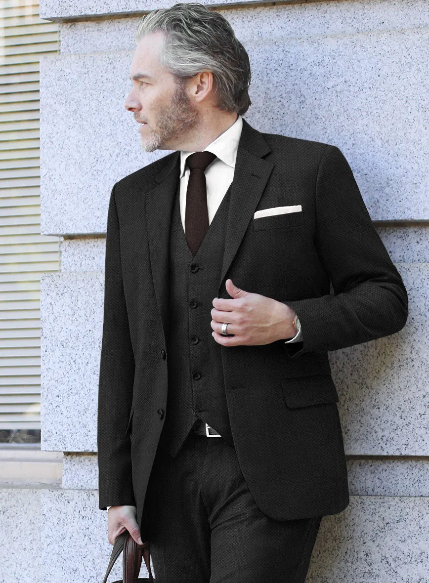 Scabal Piche Charcoal Wool Jacket