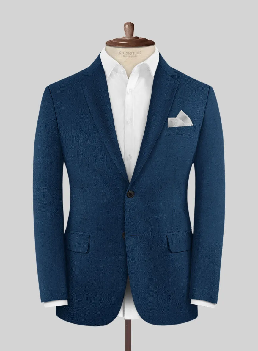 Scabal Prussian Blue Wool Jacket