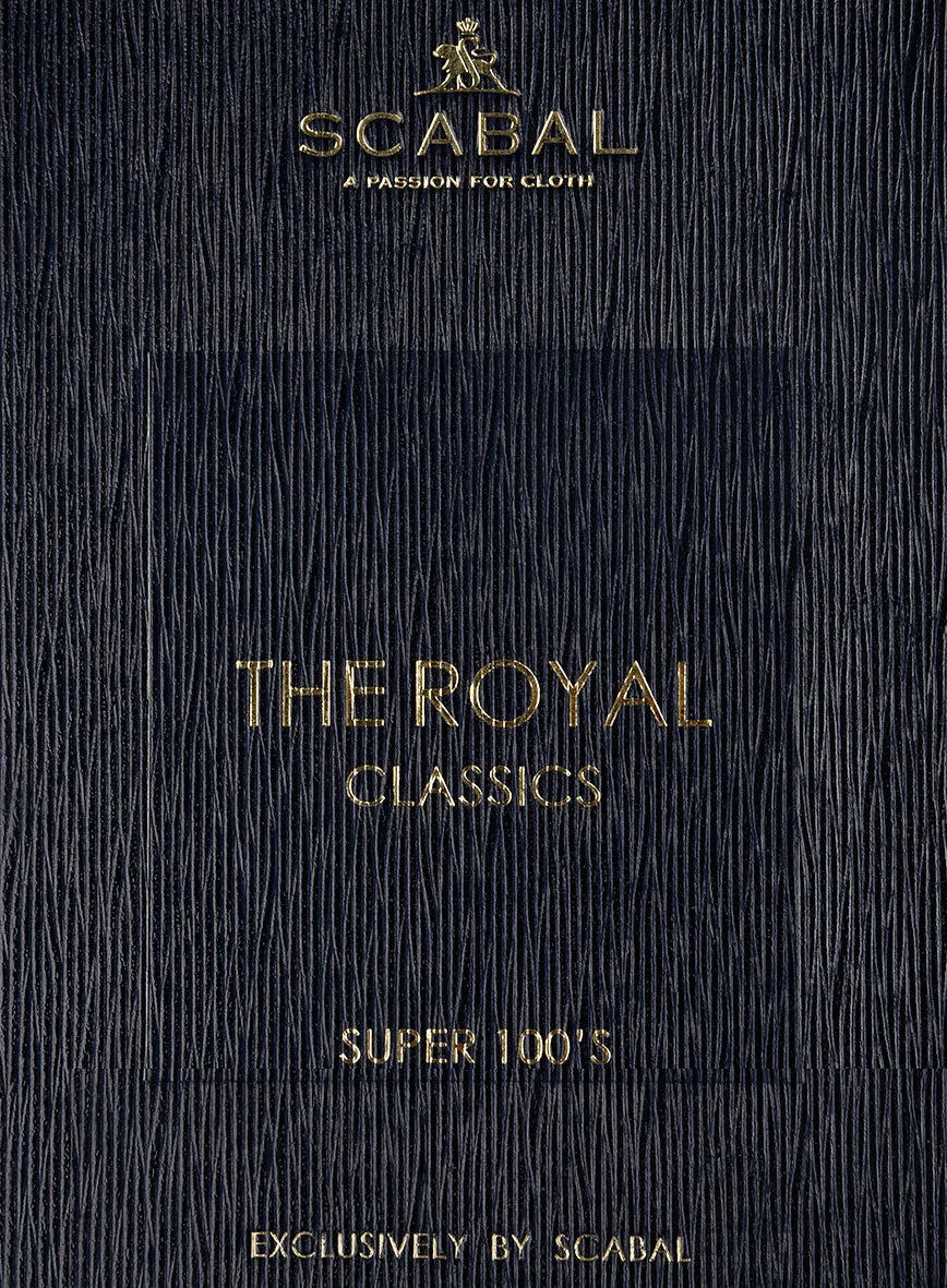 Scabal Rejo Stripe Blue Wool Jacket