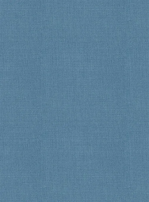 Scabal Steel Blue Wool Jacket