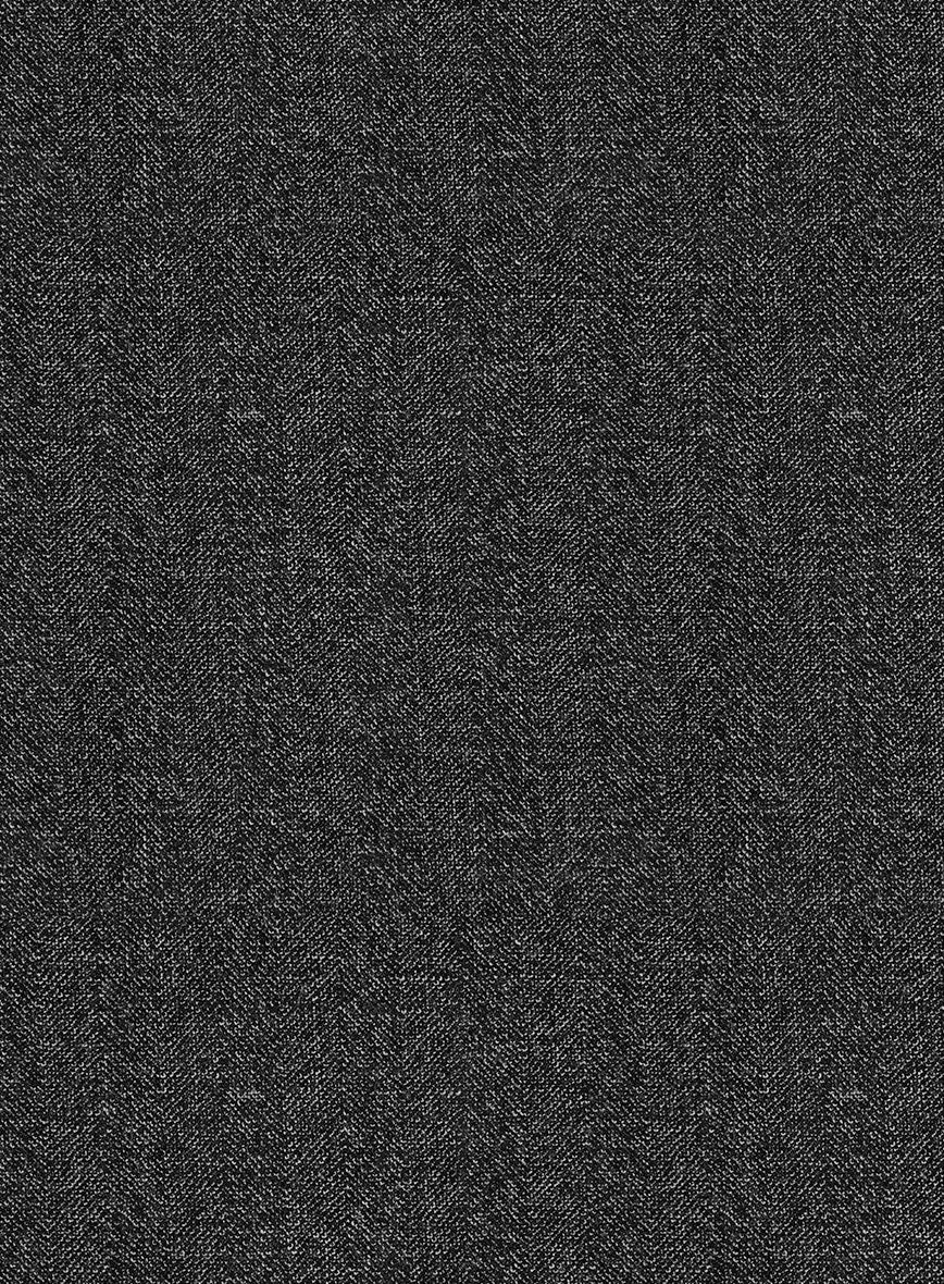 Scabal Steel Charcoal Wool Jacket