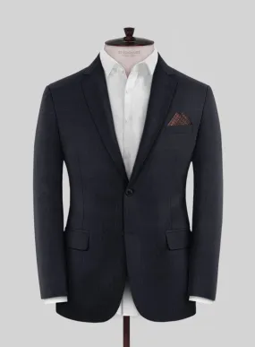 Scabal Sval Windowpane Blue Wool Jacket