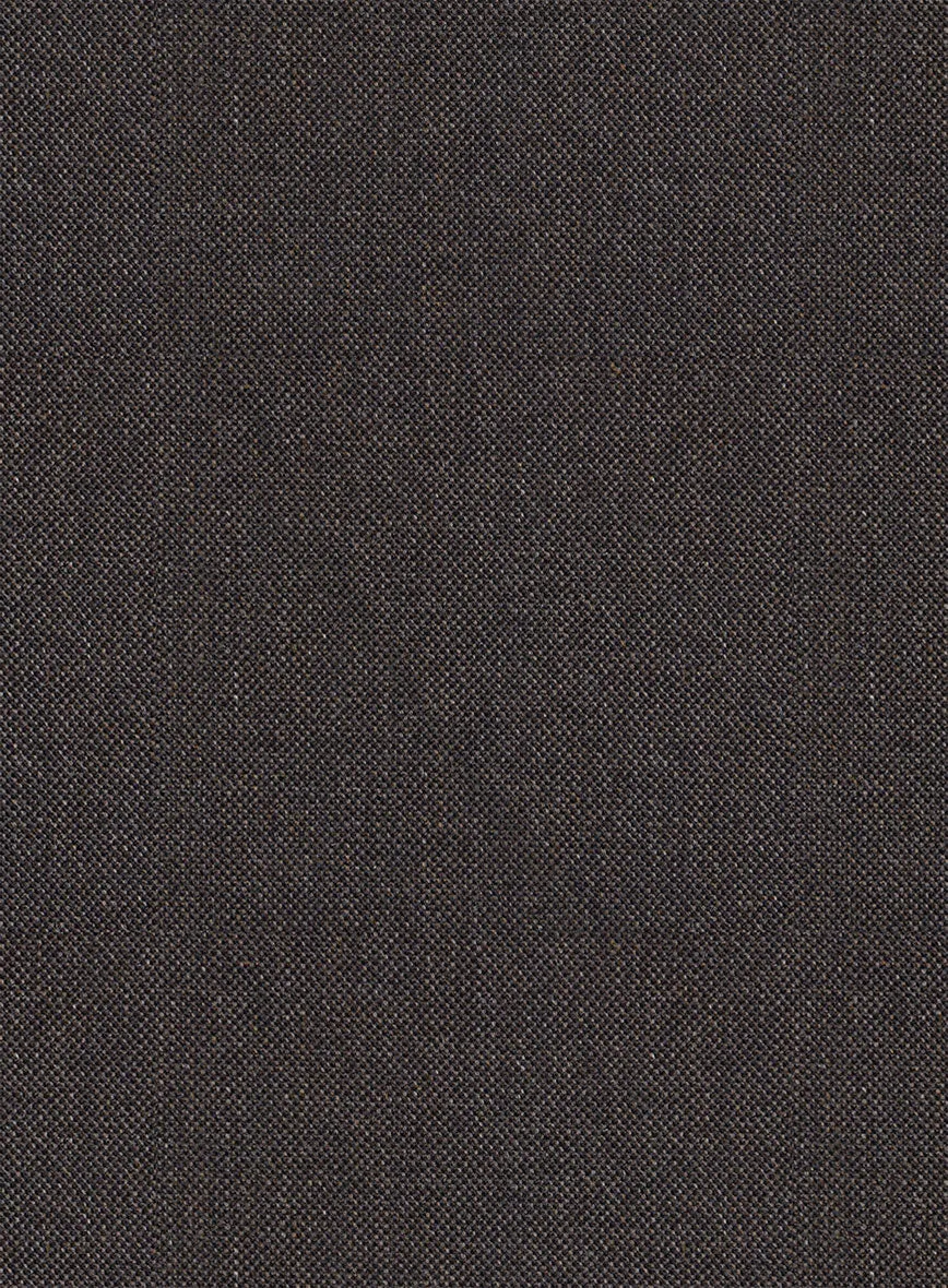 Scabal Tornado Twill Brown Wool Jacket