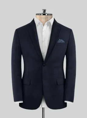 Scabal Xuito Checks Blue Wool Jacket