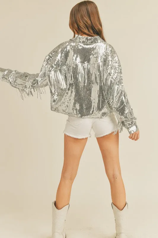 Sequin Fringe Cowgirl Elegance
