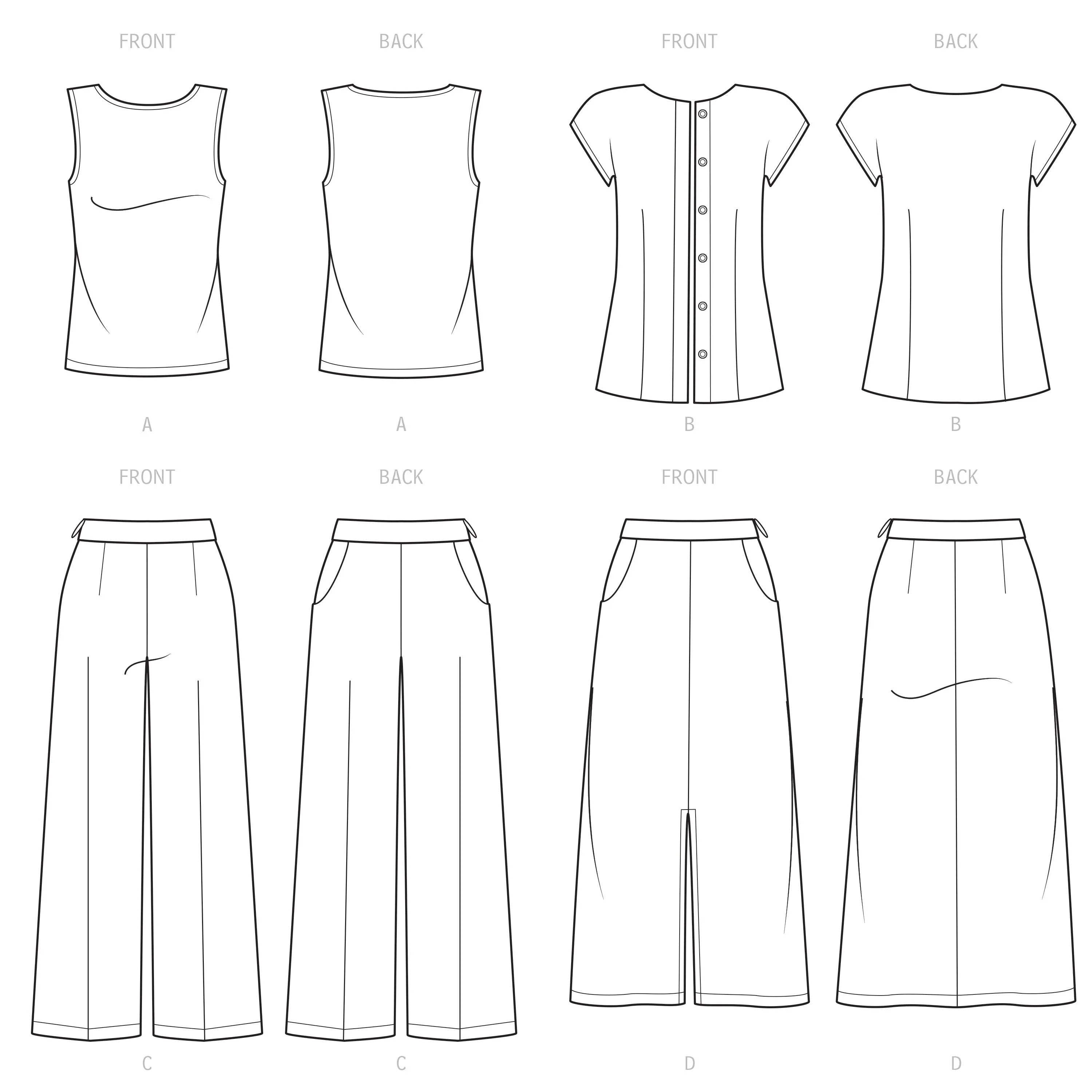 Simplicity Pattern S9479 Misses' Sportswear