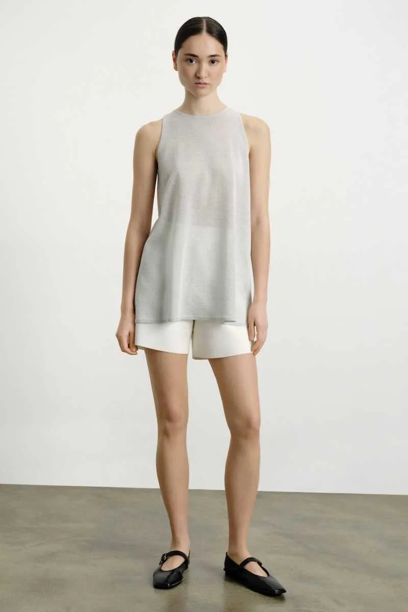 Sleeveless Grey Tunic