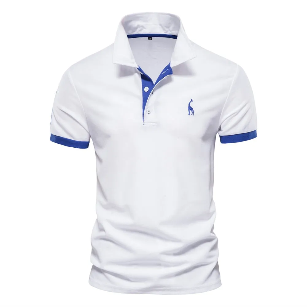 Slim Fit Embroidery Polo T-Shirts
