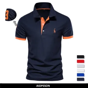 Slim Fit Embroidery Polo T-Shirts