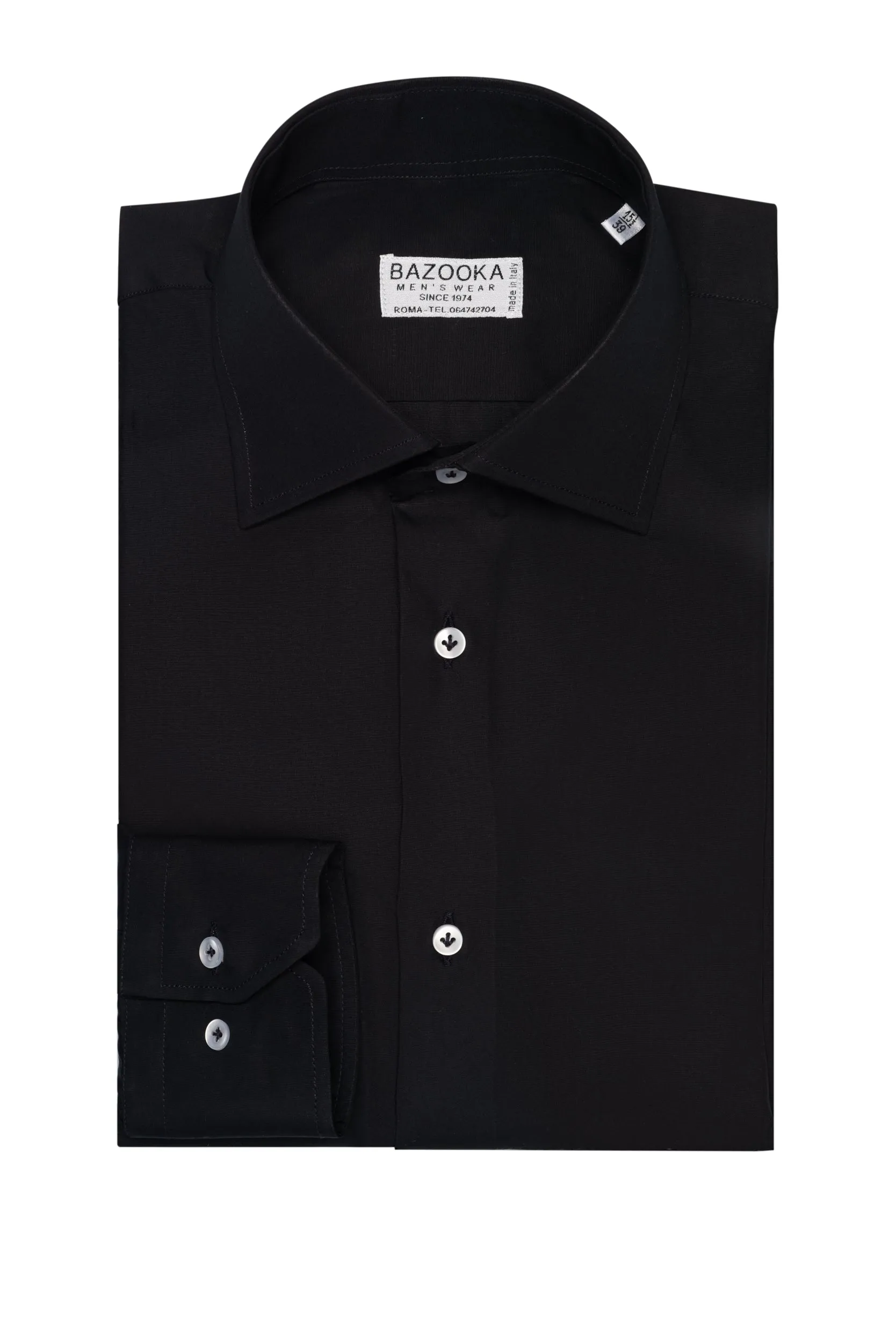 Solid Black Shirt by Bazooka