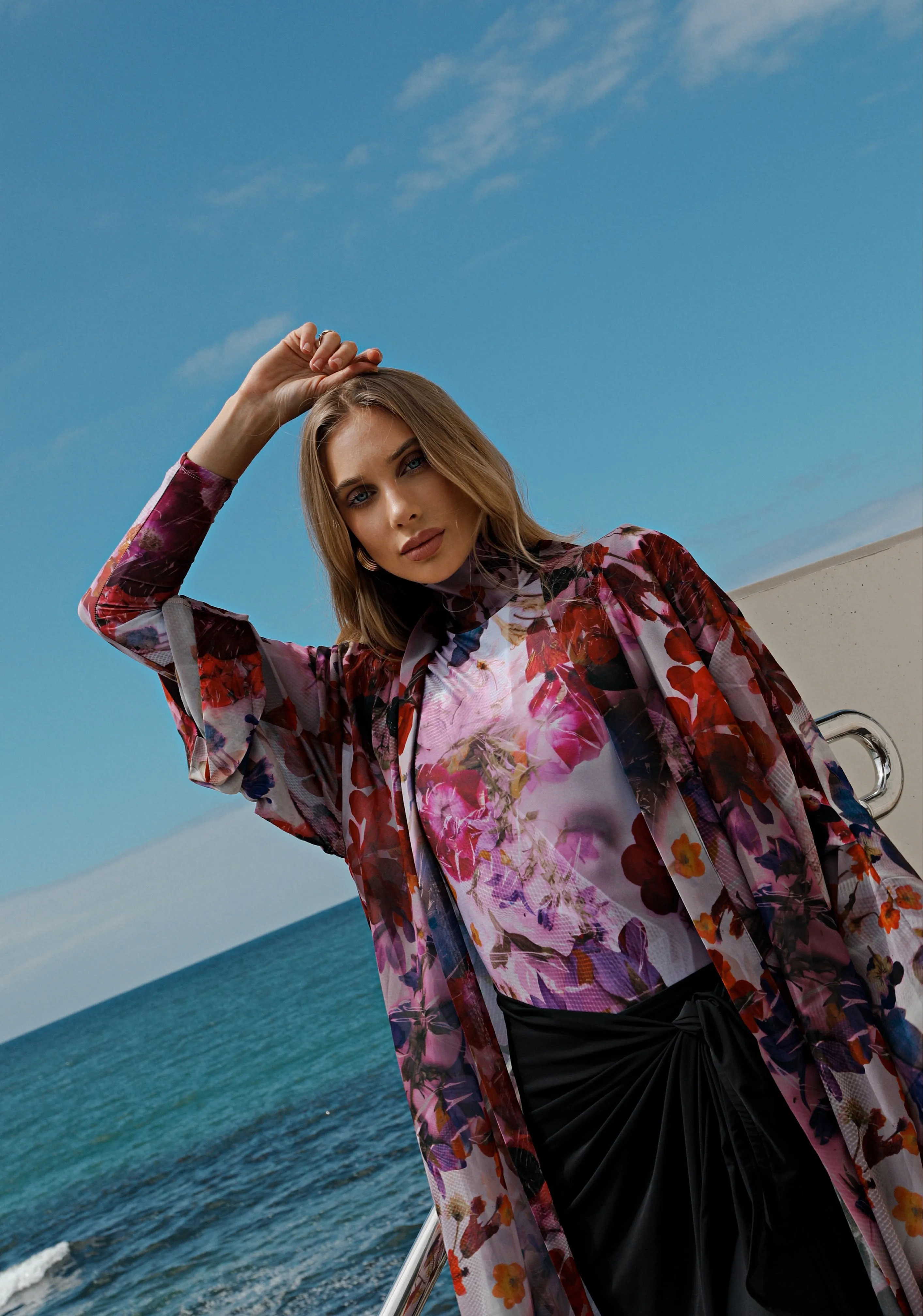 SPLIT SLEEVE KIMONO // BLOOM