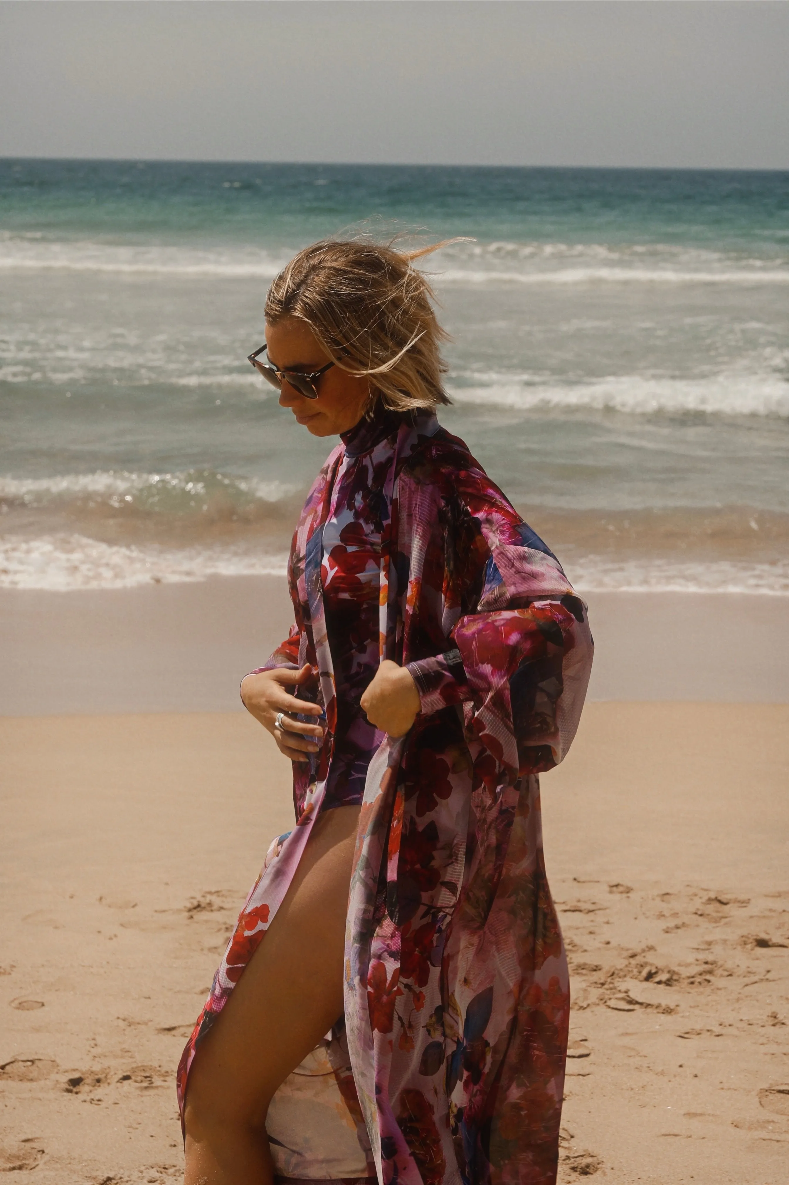 SPLIT SLEEVE KIMONO // BLOOM