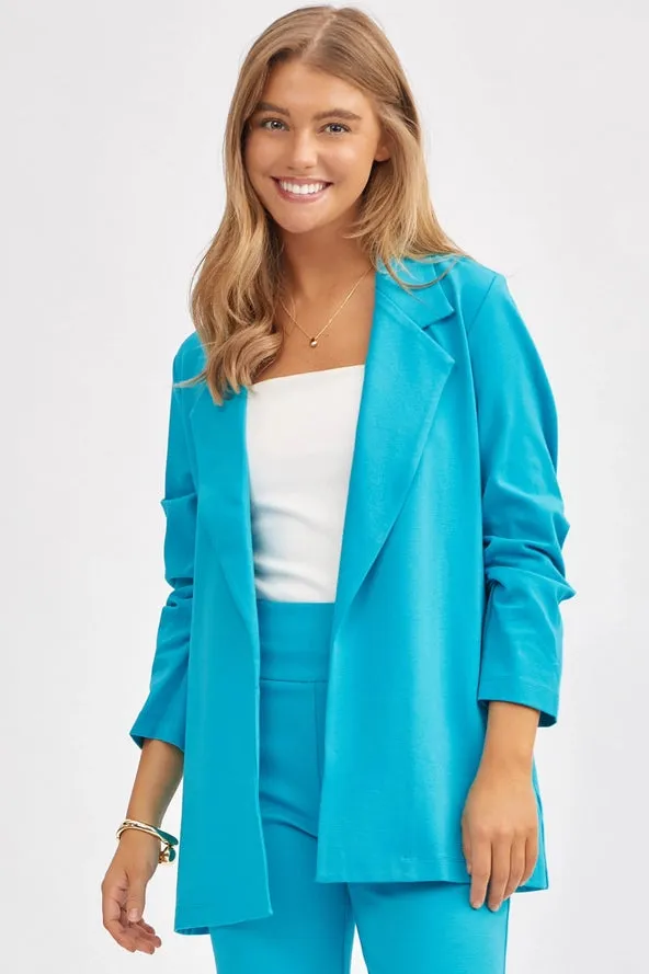 Spring 3/4 Sleeve Blazer by Dear Scarlett