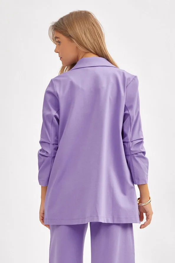 Spring 3/4 Sleeve Blazer by Dear Scarlett