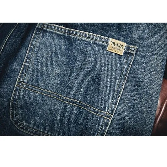 Straight All-match Men's Jeans P0022
