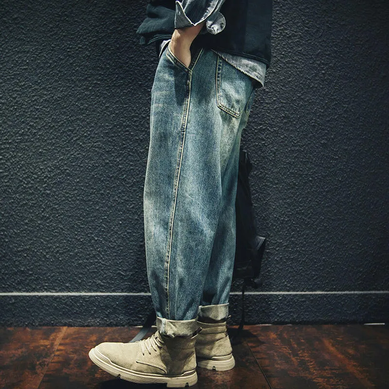 Straight Men's Jeans Pants P0007