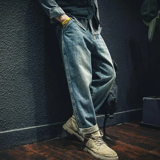 Straight Men's Jeans Pants P0007
