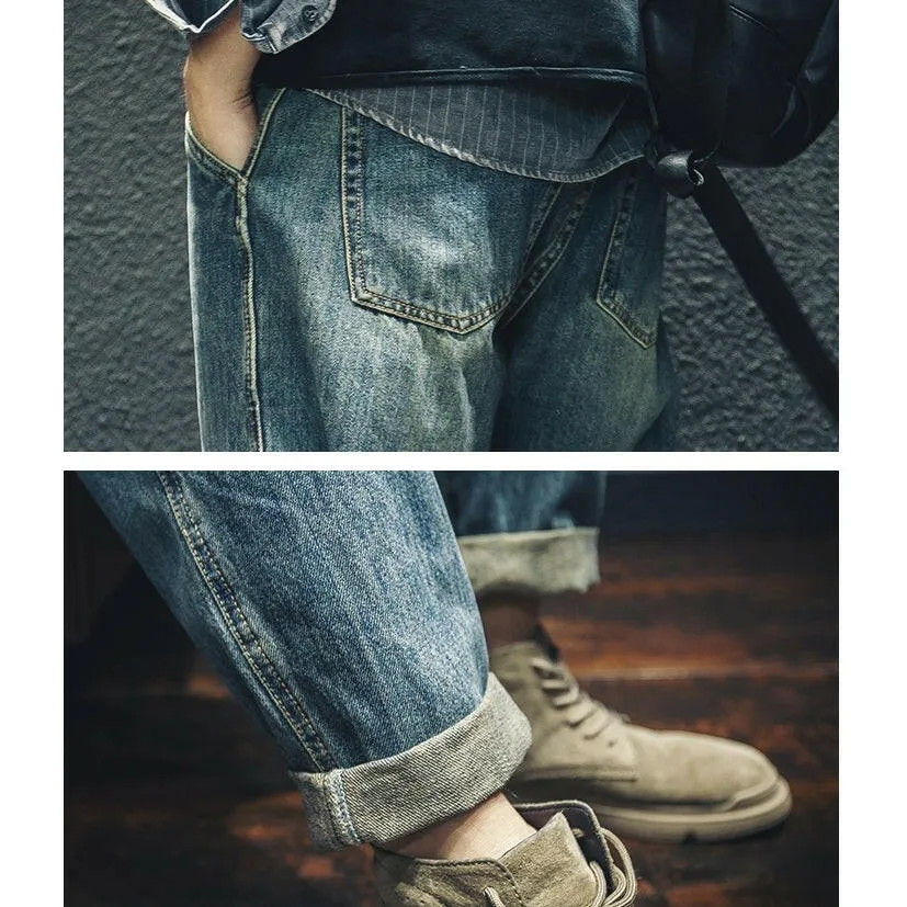 Straight Men's Jeans Pants P0007