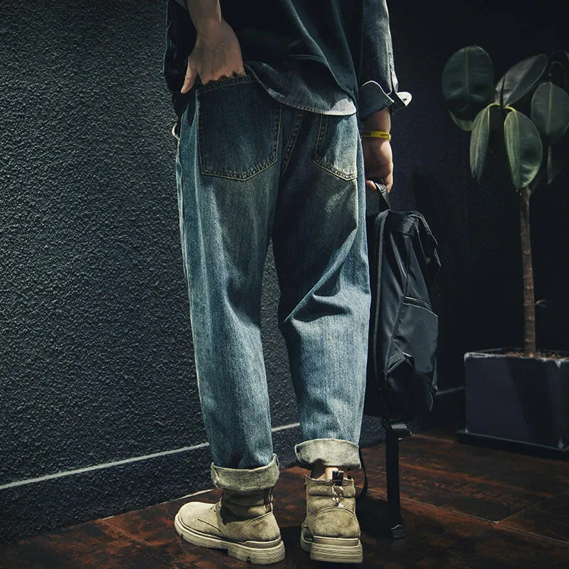Straight Men's Jeans Pants P0007
