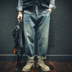 Straight Men's Jeans Pants P0007