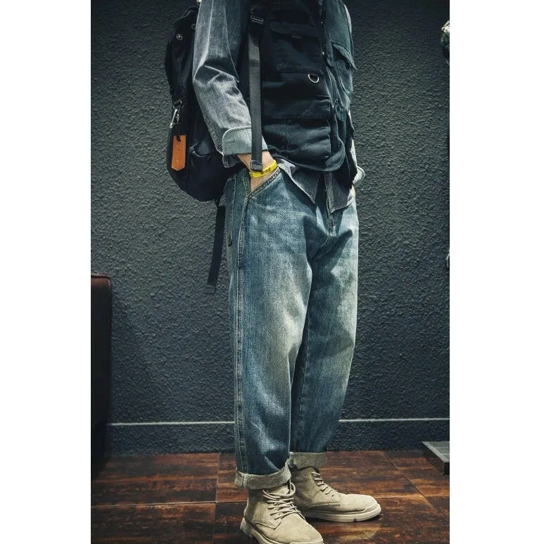 Straight Men's Jeans Pants P0007